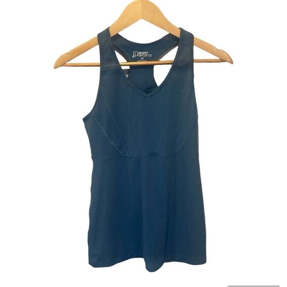 SKIRT SPORTS  Tank Top Shirt Size Xs Athletic Running Tennis Yoga XSmall Teal - Picture 1 of 9